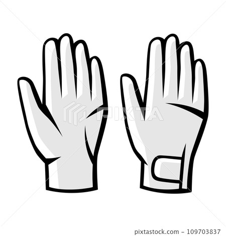 Golf gloves illustration. Sport club item or symbol. Golf gloves illustration. Sport club item or symbol. 109703837