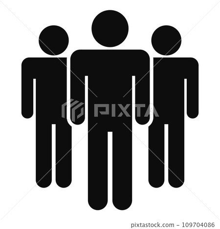 People meeting icon. Simple illustration of people meeting vector icon for web design isolated on white background People meeting icon. Simple illustration of people meeting vector icon for web design isolated on white background 109704086