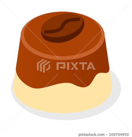 Milk chocolate candy icon. Isometric of milk chocolate candy vector icon for web design isolated on white background Milk chocolate candy icon. Isometric of milk chocolate candy vector icon for web design isolated on white background 109704950