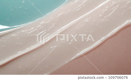 Close-up of pastel colored cream (AI generated image) 109706076
