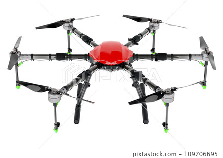 Agricultural Drone, 3D rendering 109706695
