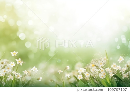 spring is a magic season. beautiful photorealistic wallpaper with copy space for text spring is a magic season. beautiful photorealistic wallpaper with copy space for text 109707107