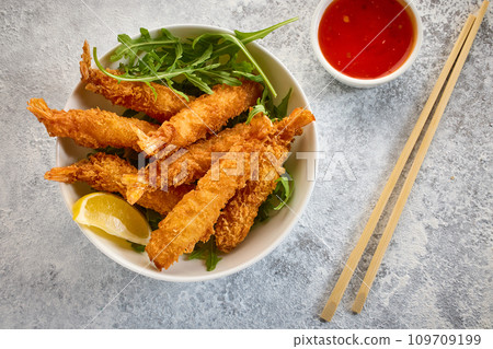 breaded Torpedo shrimps breaded Torpedo shrimps 109709199