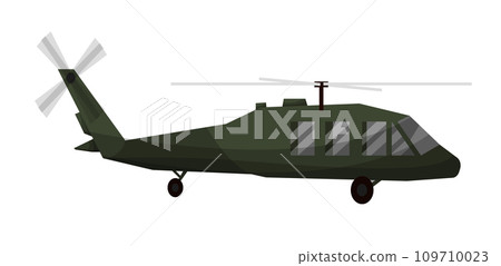 Military production. New type of weapon flat vector illustration. Military production. New type of weapon flat vector illustration. 109710023