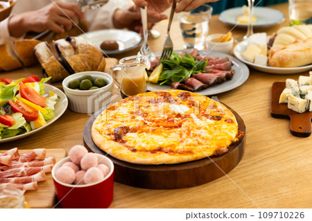 party food on the table party food on the table 109710226
