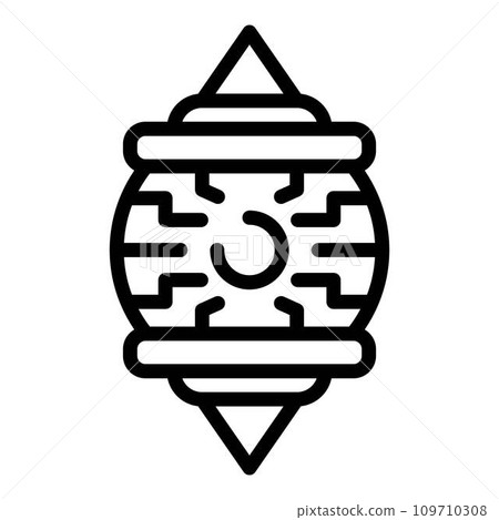 Evil eye icon. Outline evil eye vector icon for web design isolated on white background Evil eye icon. Outline evil eye vector icon for web design isolated on white background 109710308