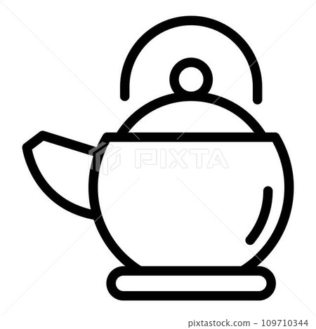 Turkish tea icon. Outline turkish tea vector icon for web design isolated on white background 109710344