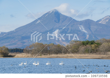福島豬苗代湖和萬代山 109710598