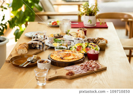 party food on the table party food on the table 109710850