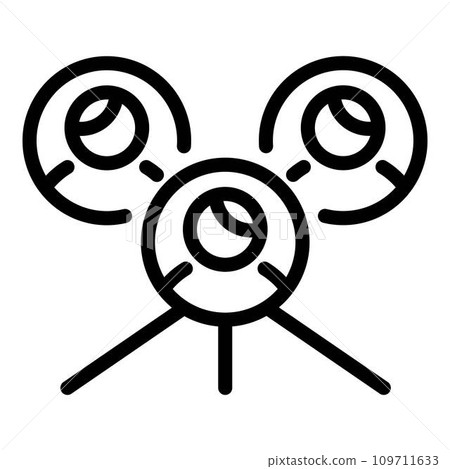 Business agreement icon. Outline business agreement vector icon for web design isolated on white background 109711633