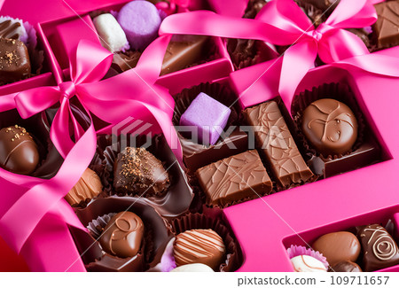 Cute chocolate valentine chocolate 109711657