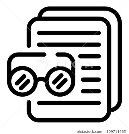 Business information icon. Outline business information vector icon for web design isolated on white background Business information icon. Outline business information vector icon for web design isolated on white background 109711665