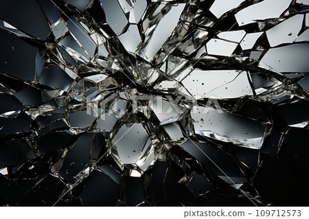 玻璃碎片折射出AI分解之美影像4 玻璃碎片折射出AI分解之美影像4 109712573