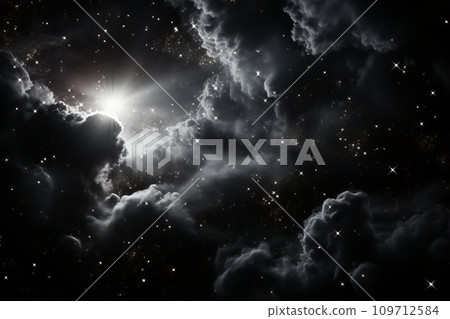 Galaxy light AI image showing the depths of the universe 6 Galaxy light AI image showing the depths of the universe 6 109712584