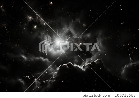 Galaxy light showing the depths of the universe AI image 9 109712593