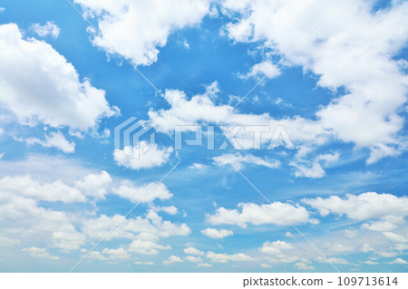 Summer blue sky and clouds 109713614