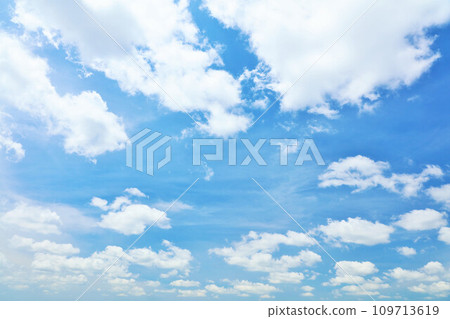 Summer blue sky and clouds 109713619