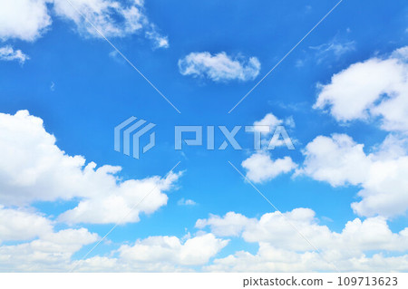 Summer blue sky and clouds 109713623