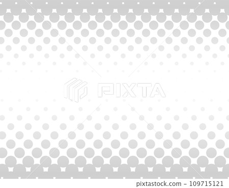 Large halftone pattern frame material gray 109715121