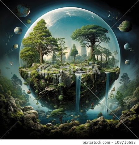 Save planet concept, Invest in our planet, Ecology concept, World environment day background 109716682