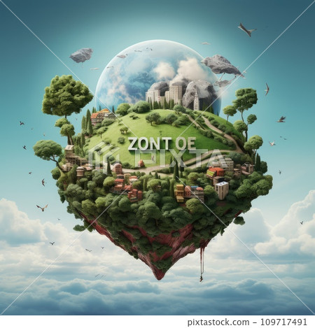 Save planet concept, Invest in our planet, Ecology concept, World environment day background 109717491