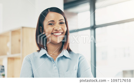 Storage, office and happy portrait of woman in retail, store or small business owner in shipping warehouse or workplace. Professional, face and employee smile with happiness in project management Storage, office and happy portrait of woman in retail, store or small business owner in shipping warehouse or workplace. Professional, face and employee smile with happiness in project management 109717658