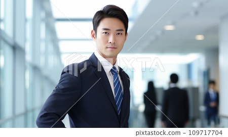 30多歲的男性商人形象 109717704