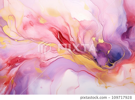 marble ink abstract art. High resolution photograph from exemplary original painting marble ink abstract art. High resolution photograph from exemplary original painting 109717928