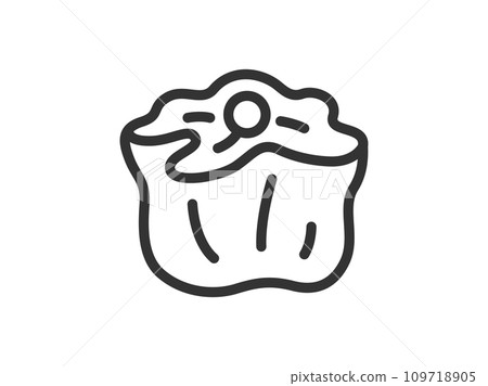 Illustration of Shumai icon (line drawing) 109718905