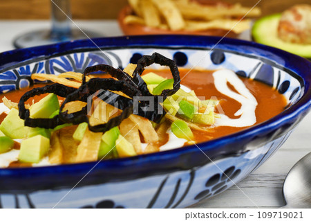Mexican soup sopa tarasca Mexican soup sopa tarasca 109719021