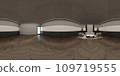 3D illustration of 360 degree rendering featuring modern themed Waiting room. 109719555