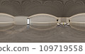3D illustration of 360 degree rendering featuring modern themed Waiting room. 109719558