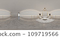 3D illustration of 360 degree rendering featuring modern themed Waiting room. 109719566