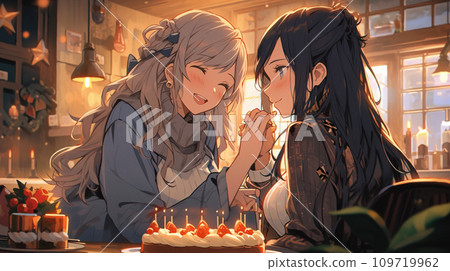 Shared sweets moment 109719962