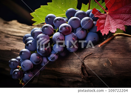 Ripening of red vines for wine production 109722204
