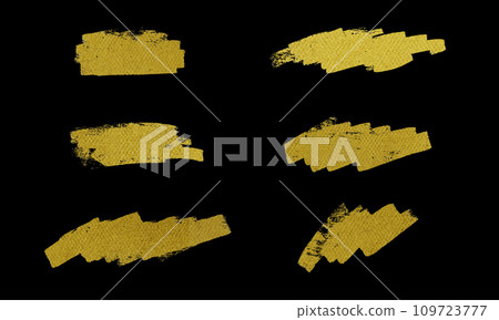 金色筆刷線套裝,金色描邊套裝,金箔,金線,金線 金色筆刷線套裝,金色描邊套裝,金箔,金線,金線 109723777
