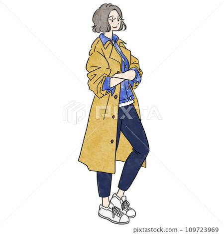 一件風衣的女人 109723969