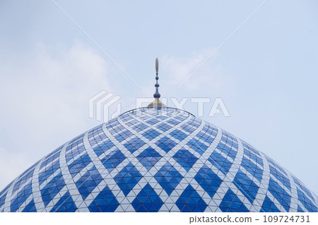 Blue Mosque in Malaysia 109724731