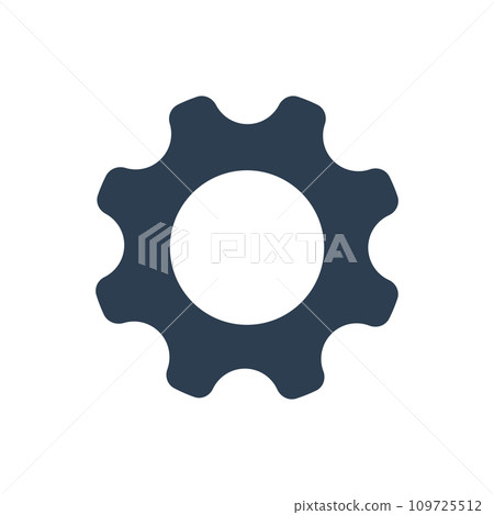 Gear, setting icon Gear, setting icon 109725512