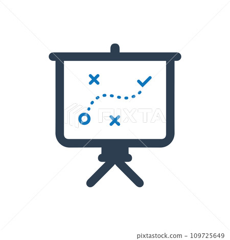 Strategy Planning Icon Strategy Planning Icon 109725649