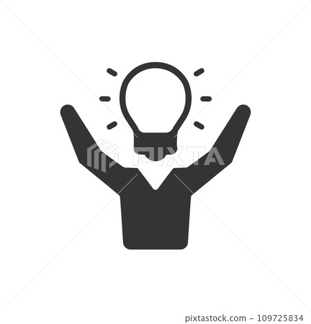 Brainstorming, Business Idea Icon Brainstorming, Business Idea Icon 109725834