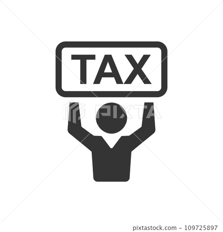 Tax Day Icon Tax Day Icon 109725897