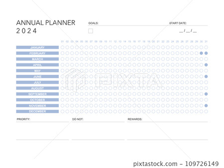 Year challenge plan, minimalistic planner printable, digital template. to do list. printable planner, digital planner. 109726149