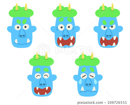 Ao Oni's facial expression set 109726531