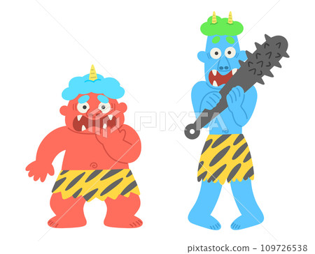 紅色惡魔和藍色惡魔看起來很害怕 109726538