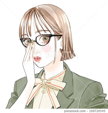 戴上眼鏡的女人 戴上眼鏡的女人 109726545