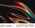 Grainy noise texture gradient background. Black, red, yellow and blue colors. 109726760