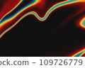 Grainy noise texture gradient background. Black, red, yellow and blue colors. 109726779