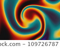 Grainy noise texture gradient background. Black, red, yellow and blue colors. 109726787