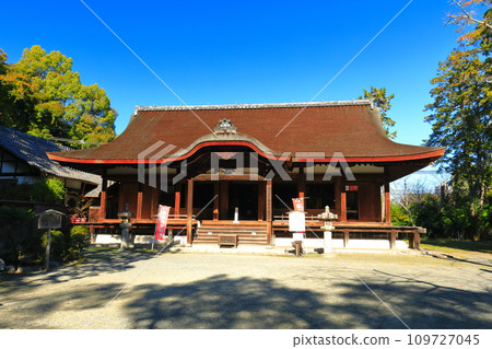 [滋賀縣]晴天的三井寺（溫成寺）的釋迦堂（餐廳） 109727045